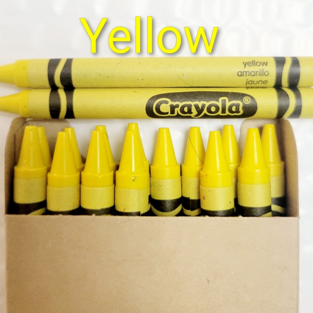 (16) Crayola Crayons(Yellow) Single Color Bulk Lot